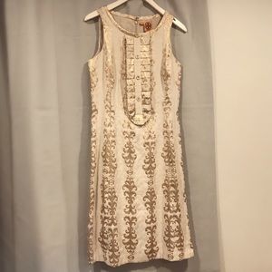 Tory Burch Brocade Linen Dress